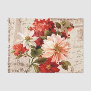 Vergnügen Vintage Blüten zu jedem Zweck Party Gewe Seidenpapier