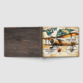 Vergnügen Vintager Flugzeugruhestand Gästebuch (Voll)