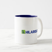 Vergnügens-Behälter Zweifarbige Tasse (VorderseiteRechts)