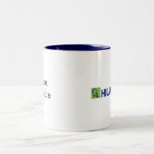 Vergnügens-Behälter Zweifarbige Tasse (Mittel)