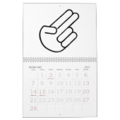 VERGNÜGENS-DIAGRAMM-KALENDER KALENDER (Feb 2027)