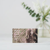 Vergnügens-Prinzip Visitenkarte (Stehend Vorderseite)