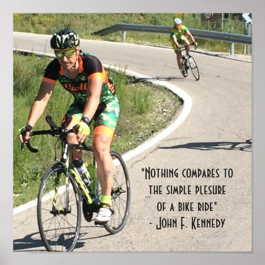 Vergnügungen eines Radsports Poster (Vorne)