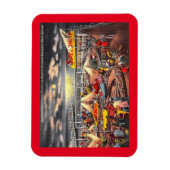 Vergnügungen, Meereshöhen, New Jersey Vintag Magnet (Vertikal)