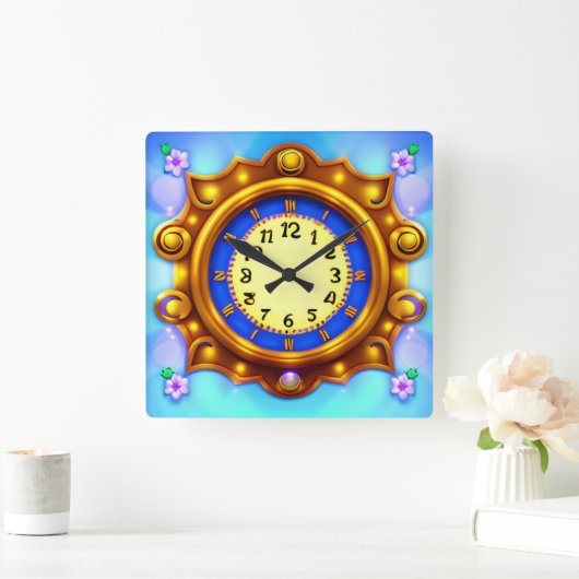 Vergnügungsdekoration Quadratische Wanduhr (Zuhause)