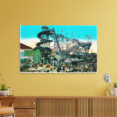 Vergnügungsfahrten am Pike, Long Beach Leinwanddruck (Insitu (Wohnzimmer))