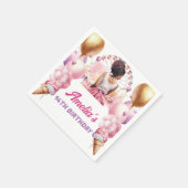 Vergnügungspark Afrikanischer Amerikanischer Gebur Serviette (Ecke)