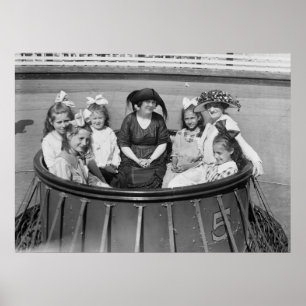 Vergnügungspark-Fahrt, 1921 Poster