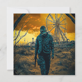 Vergnügungspark Feiertagskarte