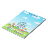 Vergnügungspark Funfair Notizblock (Rotiert)