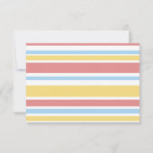 Vergnügungspark Geburtstagsparty Einladung (Rückseite)