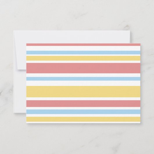 Vergnügungspark Geburtstagsparty Einladung (Rückseite)