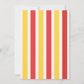 Vergnügungspark Geburtstagsparty Einladung (Rückseite)