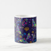 Vergnügungspark Halloween Neonbats Kaffeetasse (Mittel)
