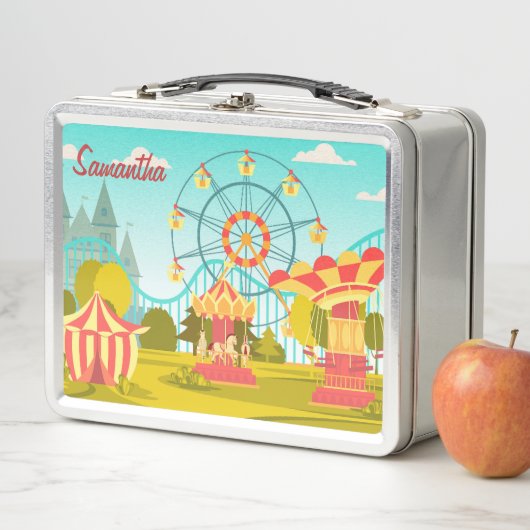 Vergnügungspark - individuelle Kid's Lunch Box (Beispiel)