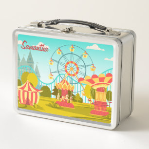 Vergnügungspark - individuelle Kid's Lunch Box