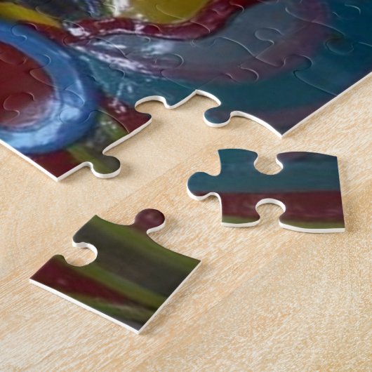 Vergnügungspark Karussell Pferde Puzzle (Seite)