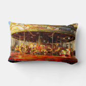 Vergnügungspark-Pferdekarussell-Wurfskissen Lendenkissen (Rückseite)