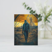 Vergnügungspark Postkarte (Stehend Vorderseite)