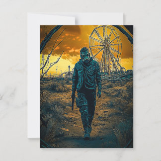 Vergnügungspark Postkarte