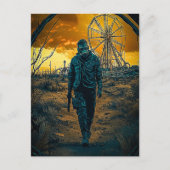 Vergnügungspark Postkarte (Vorderseite)