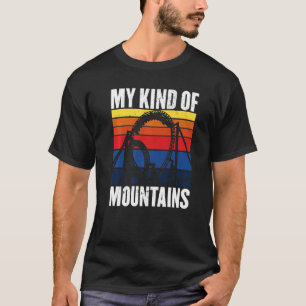 Vergnügungspark Rad Roller Untersetzer meine Art v T-Shirt