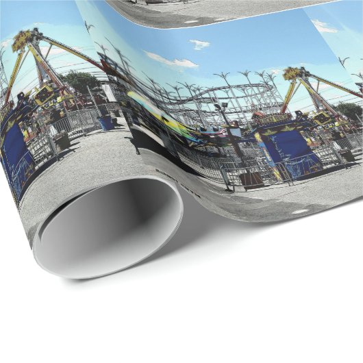 Vergnügungspark-Rollen-Untersetzer-alter Geschenkpapier (Rolleneckpunkt)