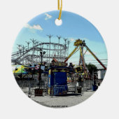 Vergnügungspark-Rollen-Untersetzer-alter Keramik Ornament (Vorne)