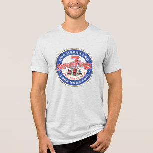 Vergnügungspark Seven Flags Tri-Blend Shirt