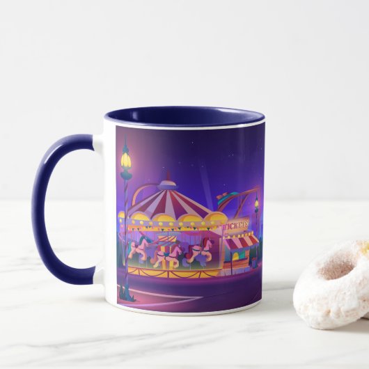 Vergnügungspark Tasse (Mit Donut)