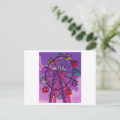 Vergnügungspark Vergnügungspark Vergnügungspark Postkarte (Stehend Vorderseite)