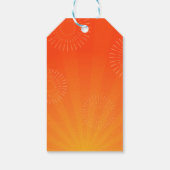 Vergnügungspark Vielen Dank Tag Geschenkanhänger (Rückseite)