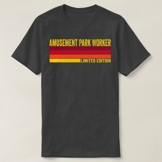 Vergnügungspark Worker T-Shirt (Design vorne)