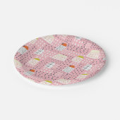 Vergnügungsparke Häuser Ferienwohnungen Städtische Pappteller (Schrägansicht)