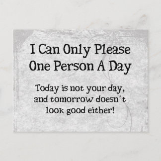 Vergnügungspersonal Postkarte