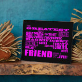 Vergnügungsspenden für Freunde: Bester Freund Fotoplatte (Seite)