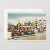 Vergnügungszentrum, Rocky Point Park, Rhode Island Postkarte (Vorne/Hinten)