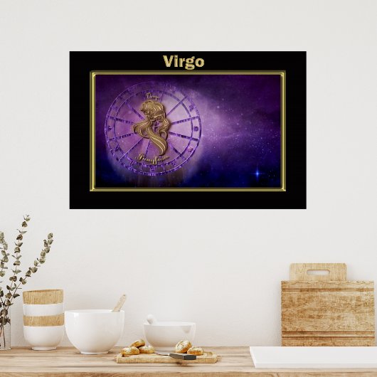 Vergo Zodiac Astrologie Design Poster (Küche)