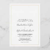 Vergoldete Blüten | Goldfolie Formale Hochzeit