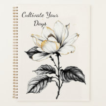 Vergoldete botanische Illustration | Vintage Magno