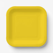 Vergoldete Eleganz Soft Gold Pappteller (Vorderseite)