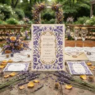 Vergoldete königliche Eleganz Hochzeitseinladung Einladung