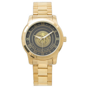 Vergoldete Medusa PERSONALISIERTE Geschenke Armbanduhr