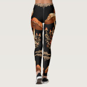 Vergoldete Pilze Leggings (Rückseite)
