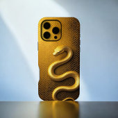 Vergoldete Python iPhone Hülle
