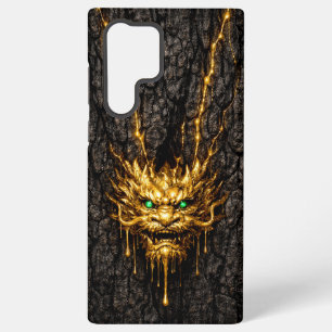 Vergoldete Rinden Flüssig-Gold-Drache Samsung Galaxy Hülle