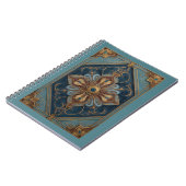 Vergoldete Zusammenkunft Notizblock (Linke Seite)