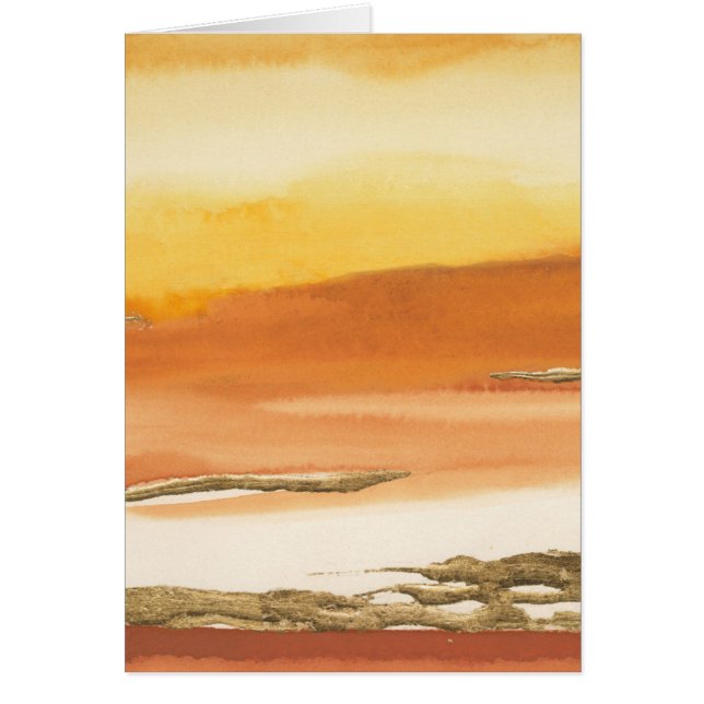 Vergoldeter abstrakter Druck v2 des Bernstein-I (Vorne)