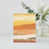 Vergoldeter abstrakter Druck v2 des Bernstein-I Postkarte (Stehend Vorderseite)