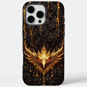 Vergoldeter Bark Liquid Gold Phoenix  iPhone 16 Pro Max Hülle
